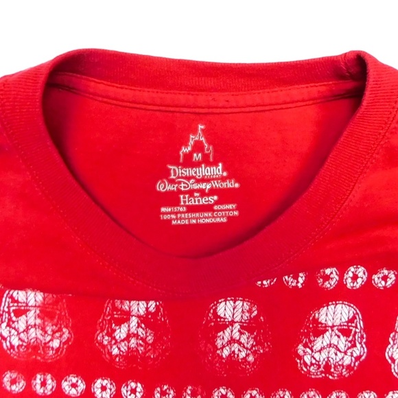 Disney Star Wars Darth Vader Merry Sithmas Ugly Sweater Design T-shirt Size M - Picture 4 of 4